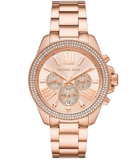 michael kors women's wren chronograph